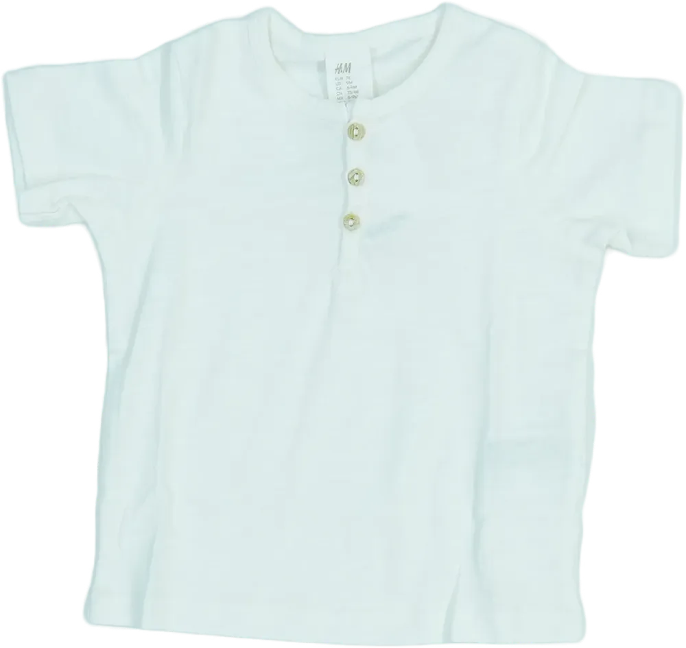 Fehér H&amp;M Póló EU 74 / UK 6-9 hónap / US 6-9 hónap