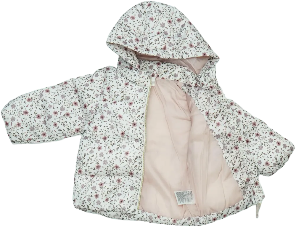 Fehér H&amp;M Átmeneti kabát EU 80 / UK 9-12 hónap / US 12 hónap