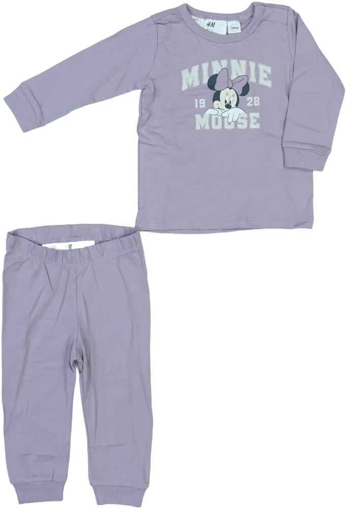 Purple Disney 2-piece set - Top &amp; Bottom EU 74 / UK 6-9 months / US 6-9 months