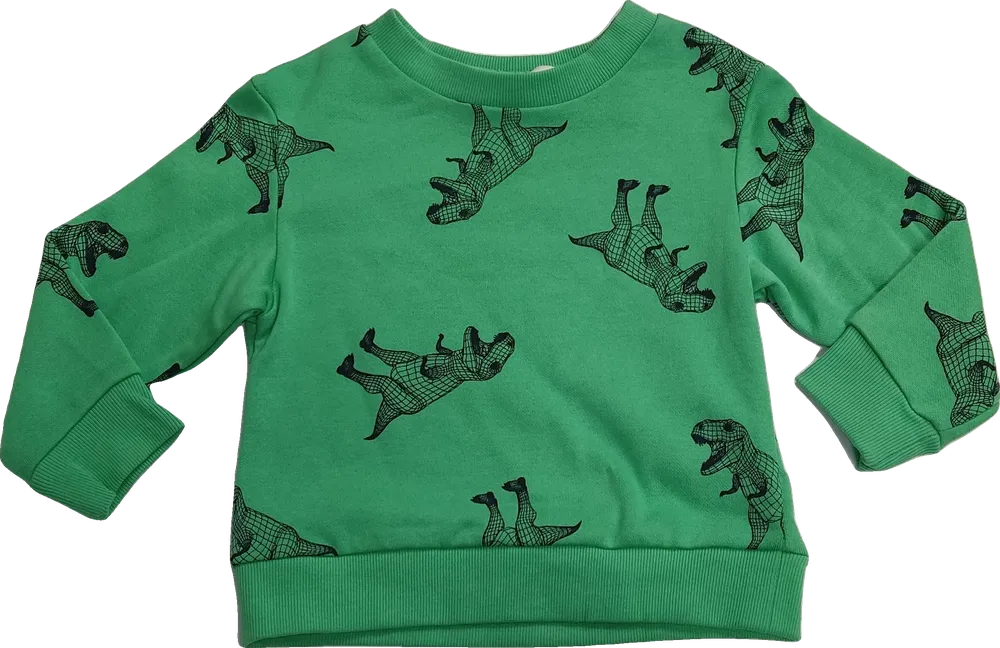 Zöld H&amp;M Pulóver EU 92 / UK 2 év / US 2T