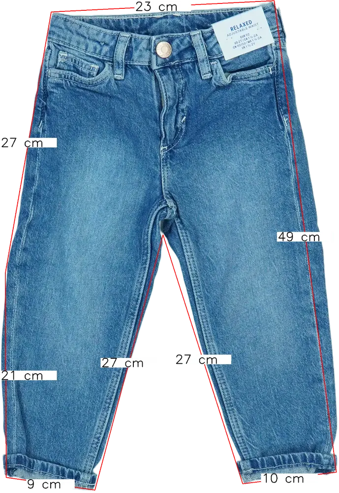 Kék H&amp;M Farmernadrág EU 92 / UK 2 év / US 2T