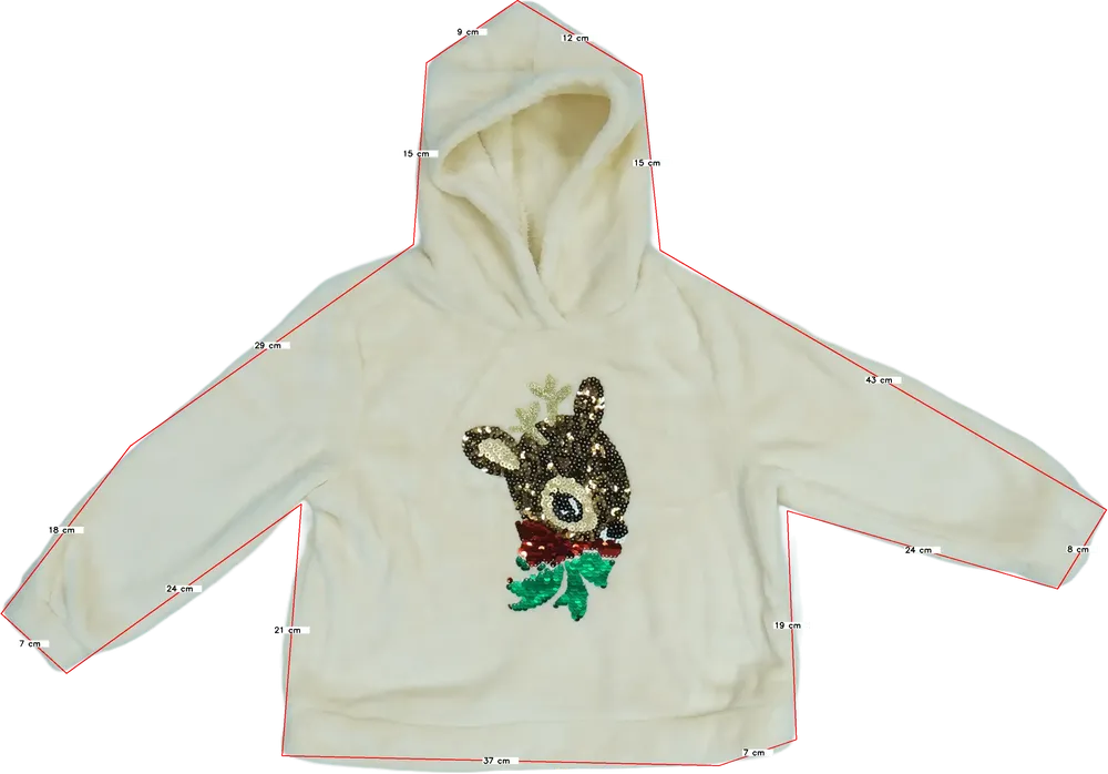 Barna H&amp;M Kapucnis pulóver EU 116 / UK 6 év / US 6 év/S