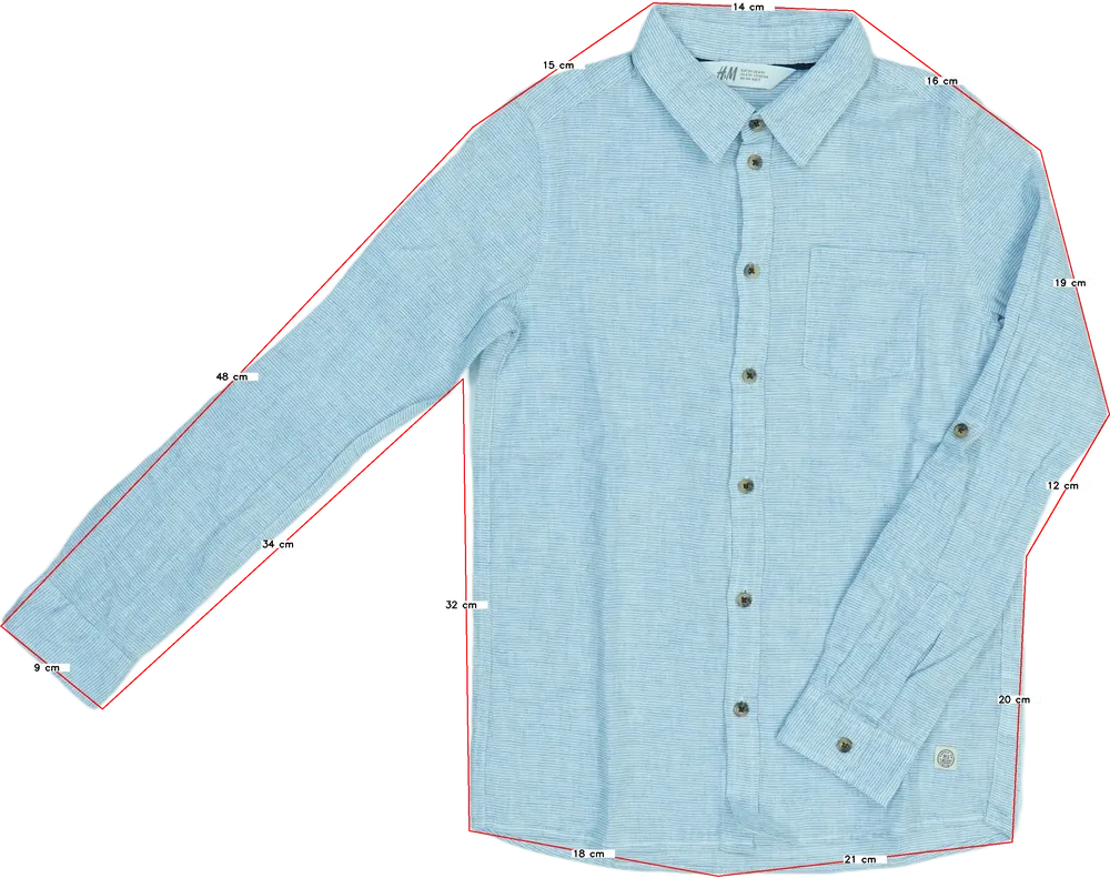 Többszínű H&amp;M Ing EU 134 / UK 9 év / US 9 év/L