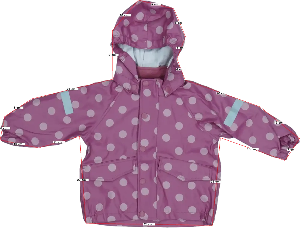 Rózsaszín H&amp;M Esőkabát EU 92 / UK 2 év / US 2T