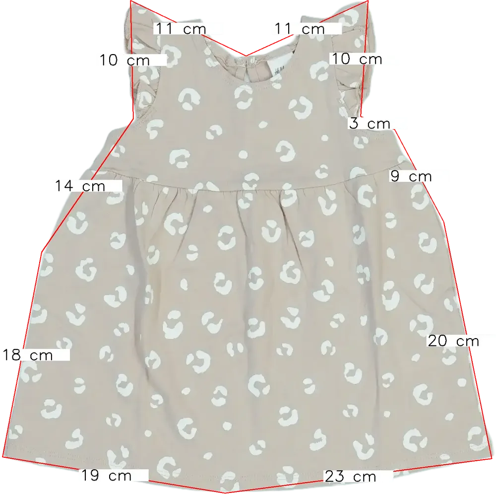 Rózsaszín H&amp;M Ruha EU 68 / UK 3-6 hónap / US 3-6 hónap