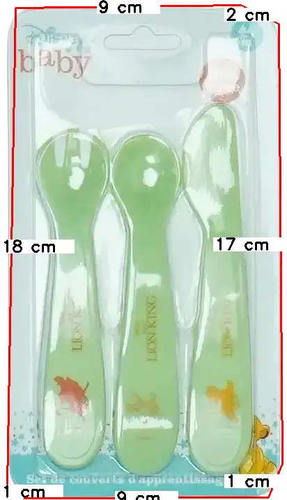 Zöld Disney Étkészlet Egyméret