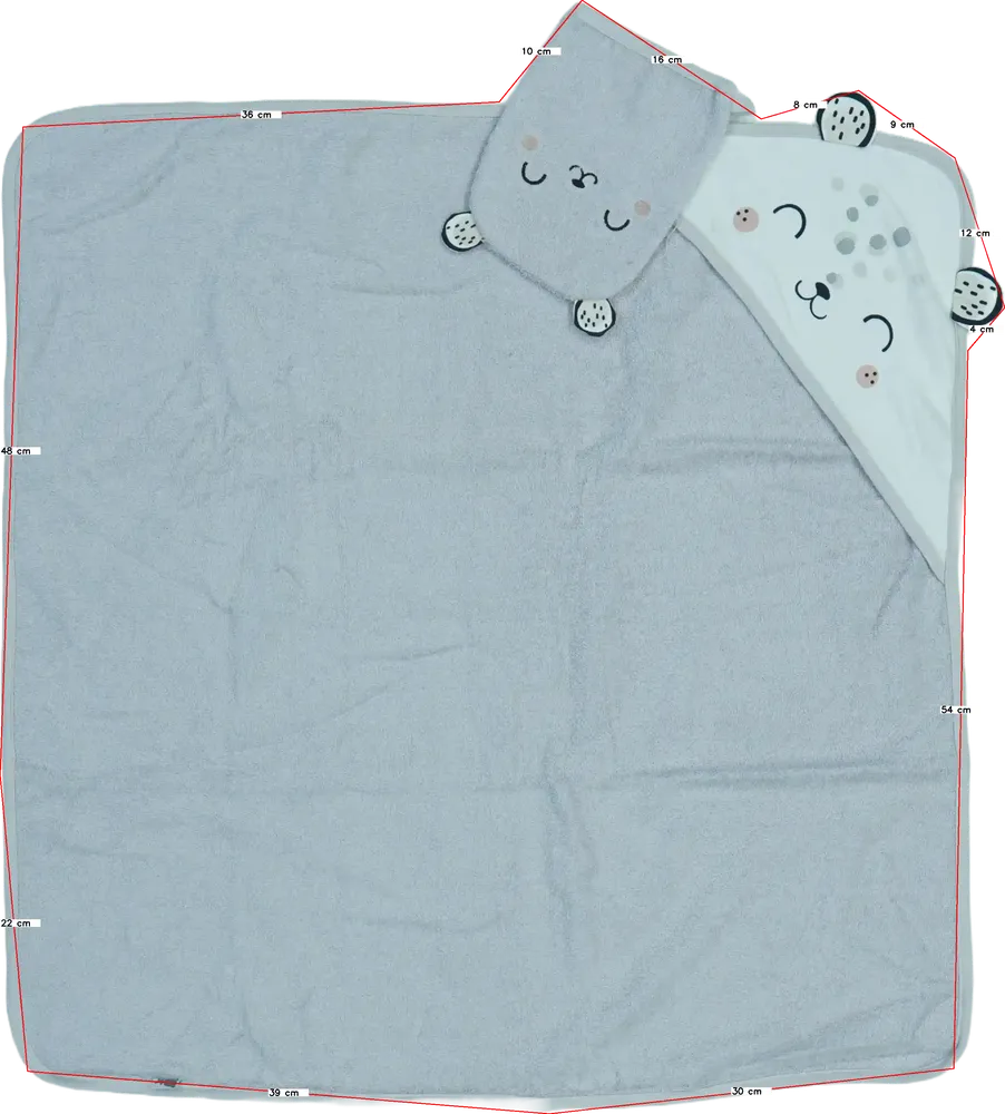 Szürke Petit Béguin Törülköző EU 74 / UK 6-9 hónap / US 6-9 hónap