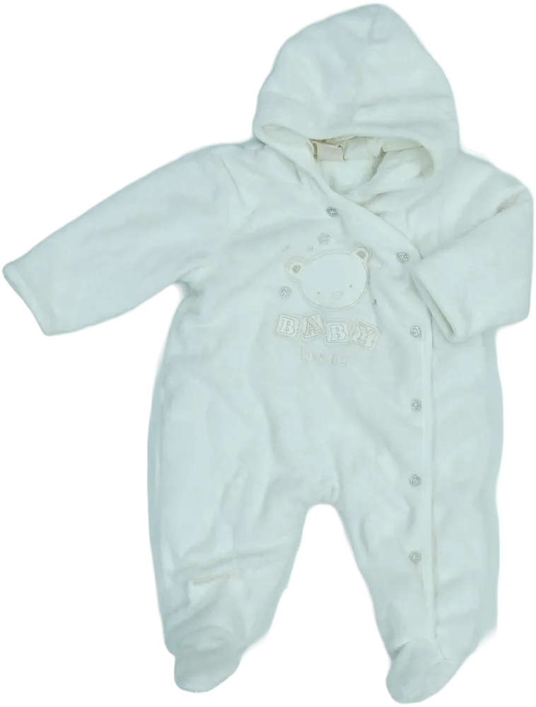 Fehér Brecrest Baby overál EU 68 / UK 3-6 hónap / US 3-6 hónap