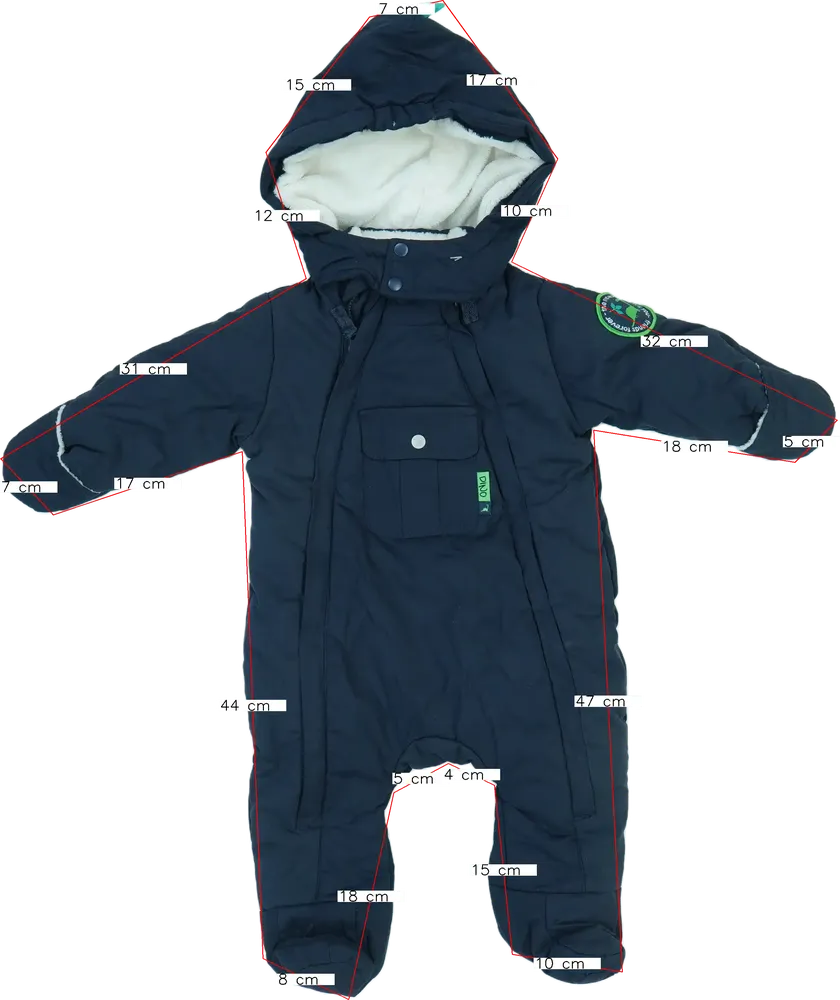 Kék Orchestra Baby overál EU 68 / UK 3-6 hónap / US 3-6 hónap