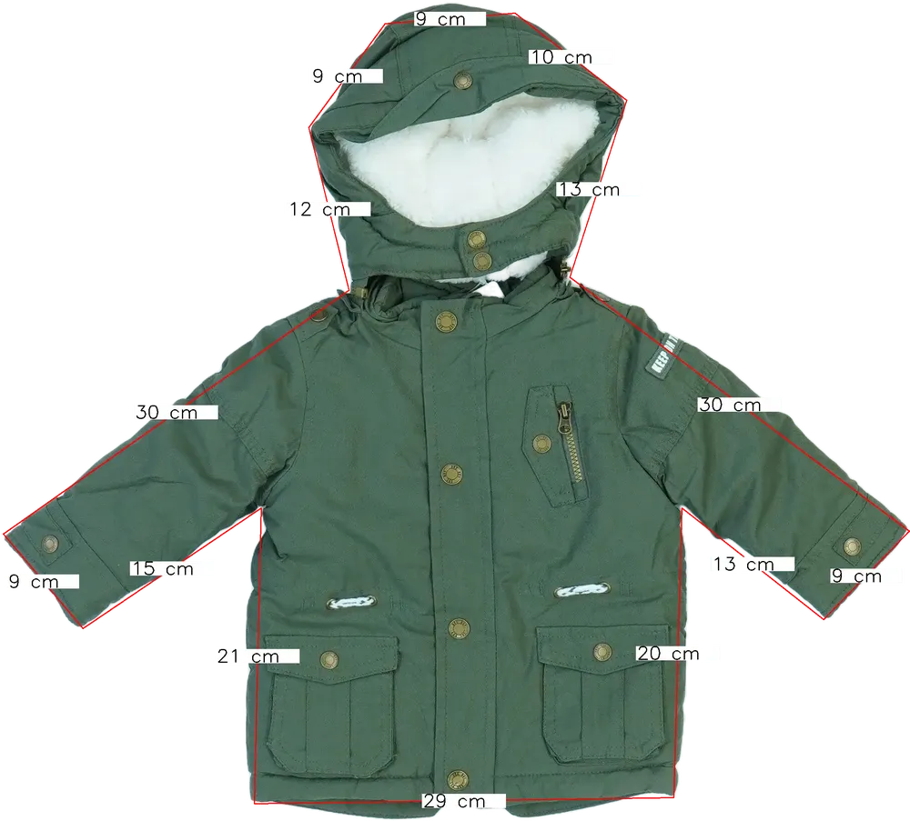 Zöld Orchestra Télikabát EU 68 / UK 3-6 hónap / US 3-6 hónap