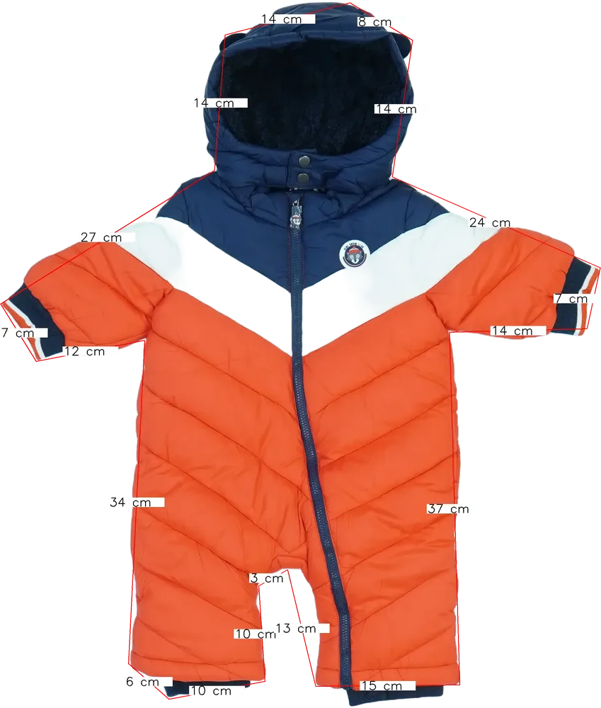 Többszínű Orchestra Baby overál EU 68 / UK 3-6 hónap / US 3-6 hónap