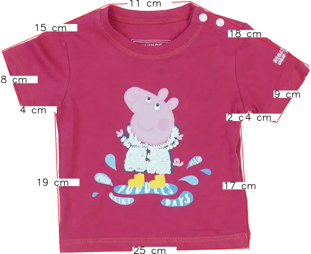 Rózsaszín Regatta Póló EU 80 / UK 9-12 hónap / US 12 hónap