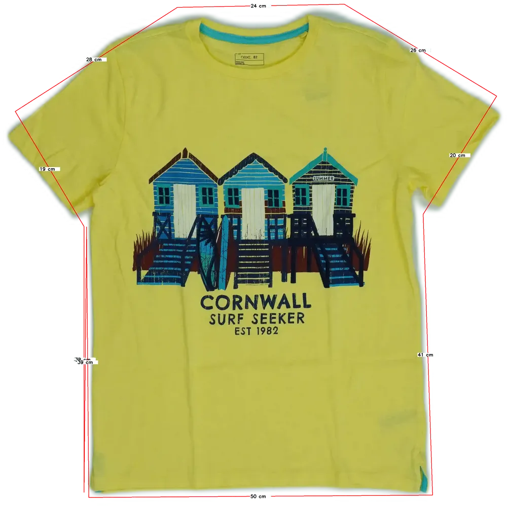 Sárga Next Póló EU 170 / UK 15 év / US XL