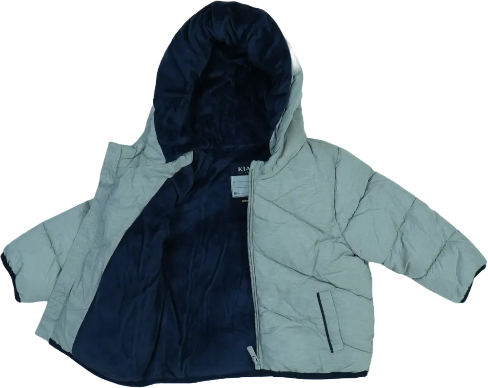Szürke Kiabi Télikabát EU 86 / UK 12-18 hónap / US 18 hónap