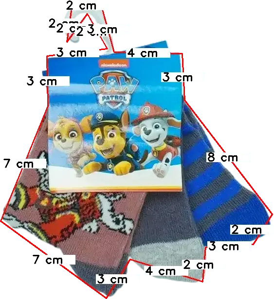 Többszínű Paw Patrol Csomag - Zoknik EU 26