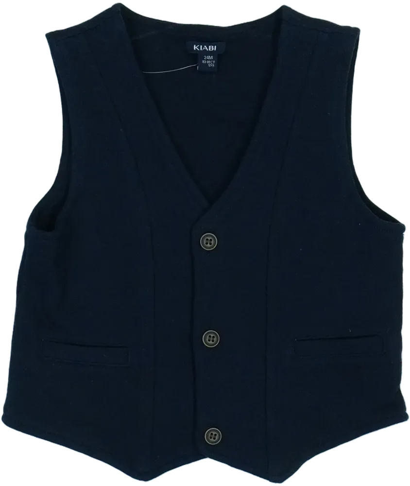 Kék Kiabi Mellény EU 92 / UK 2 év / US 2T