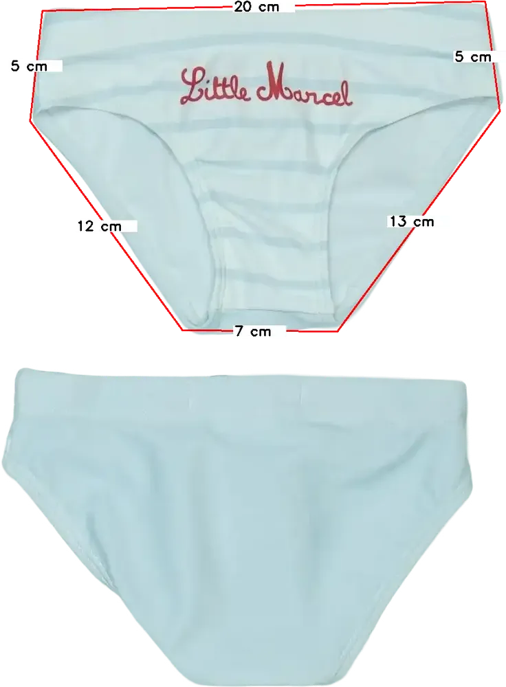 Kék Kiabi Fürdőnadrág EU 68 / UK 3-6 hónap / US 3-6 hónap