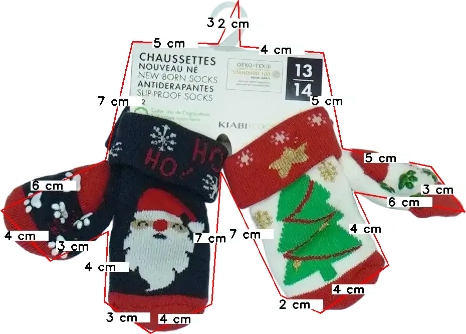 Többszínű Kiabi Csomag - Zoknik EU 14