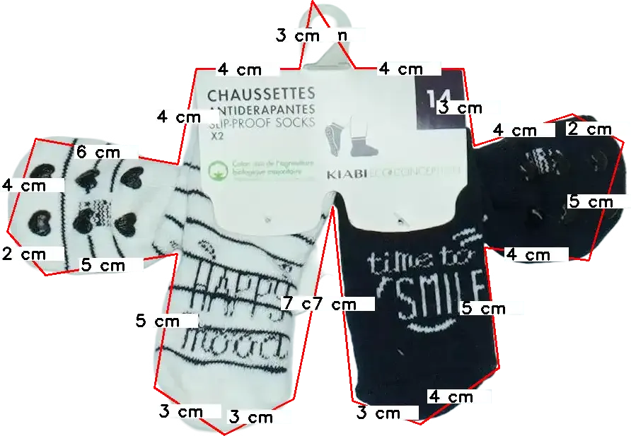 Kék Kiabi Csomag - Zoknik EU 14