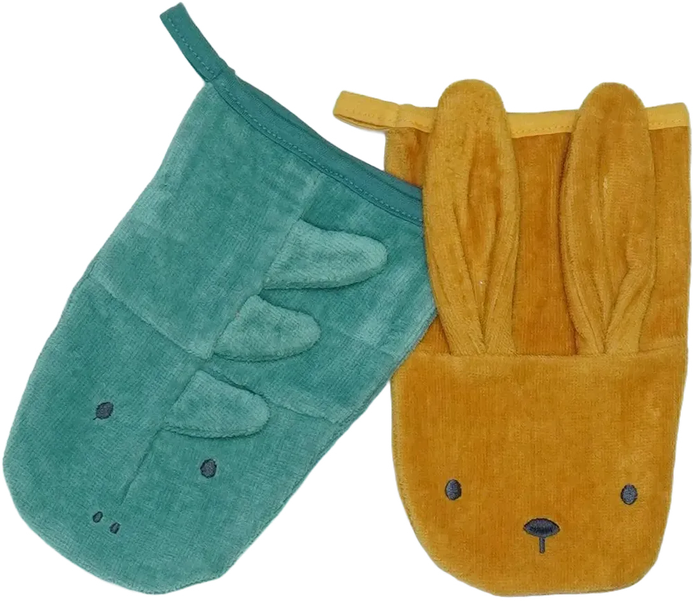 Többszínű Kiabi Fürdető kesztyű és szivacs Egyméret