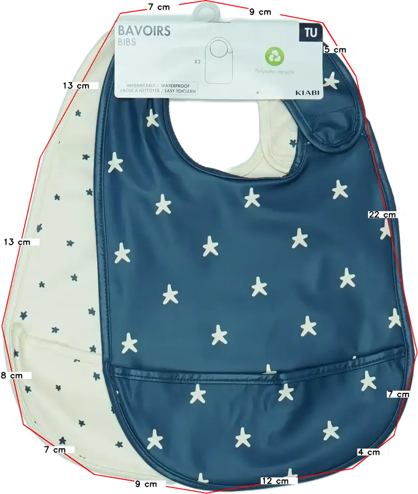 Multicoloured Kiabi 2-piece set - Bib One size
