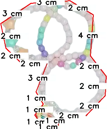 Rózsaszín Kiabi Karkötő Egyméret