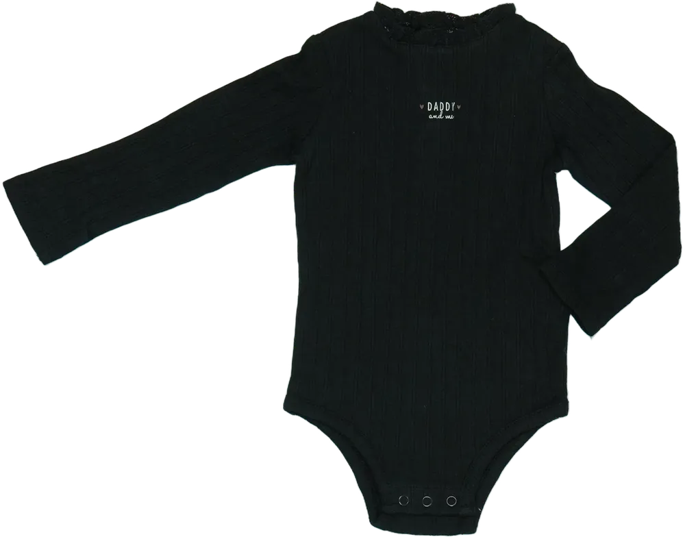 Szürke Kiabi Hosszú ujjú body EU 68 / UK 3-6 hónap / US 3-6 hónap