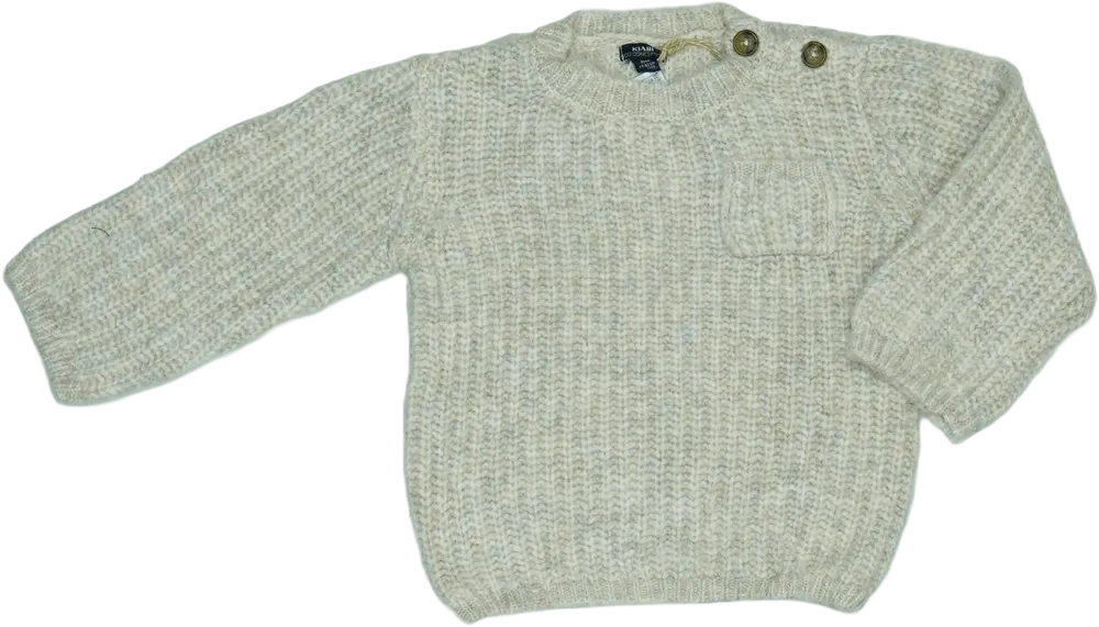 Barna Kiabi Kötött pulcsi EU 86 / UK 12-18 hónap / US 18 hónap