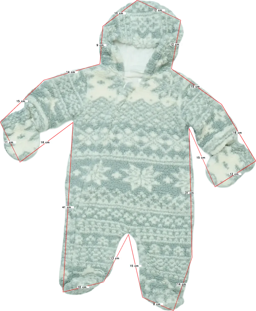 Szürke Next Baby overál EU 62 / UK 0-3 hónap / US 0-3 hónap