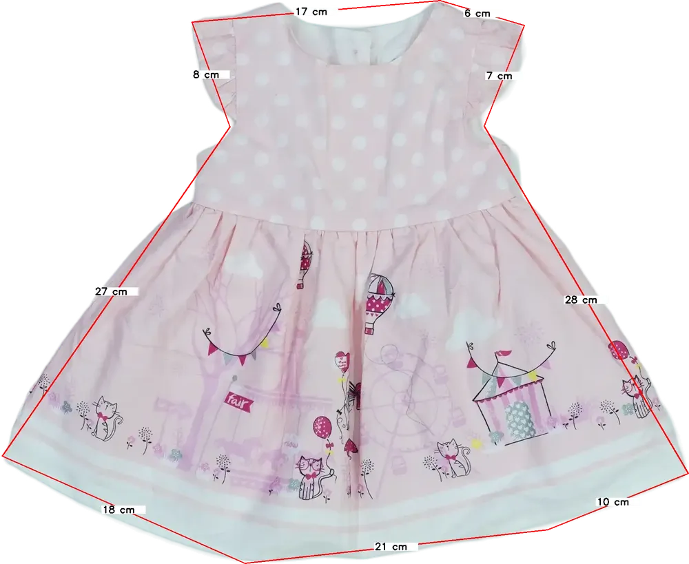 Rózsaszín Early Days Ruha EU 62 / UK 0-3 hónap / US 0-3 hónap