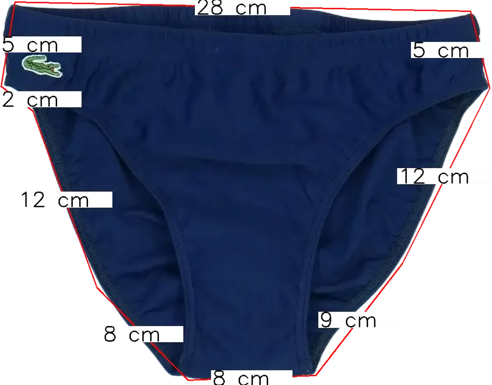 Kék Lacoste Fürdőnadrág EU 152 / UK 12 év / US 12 év/L