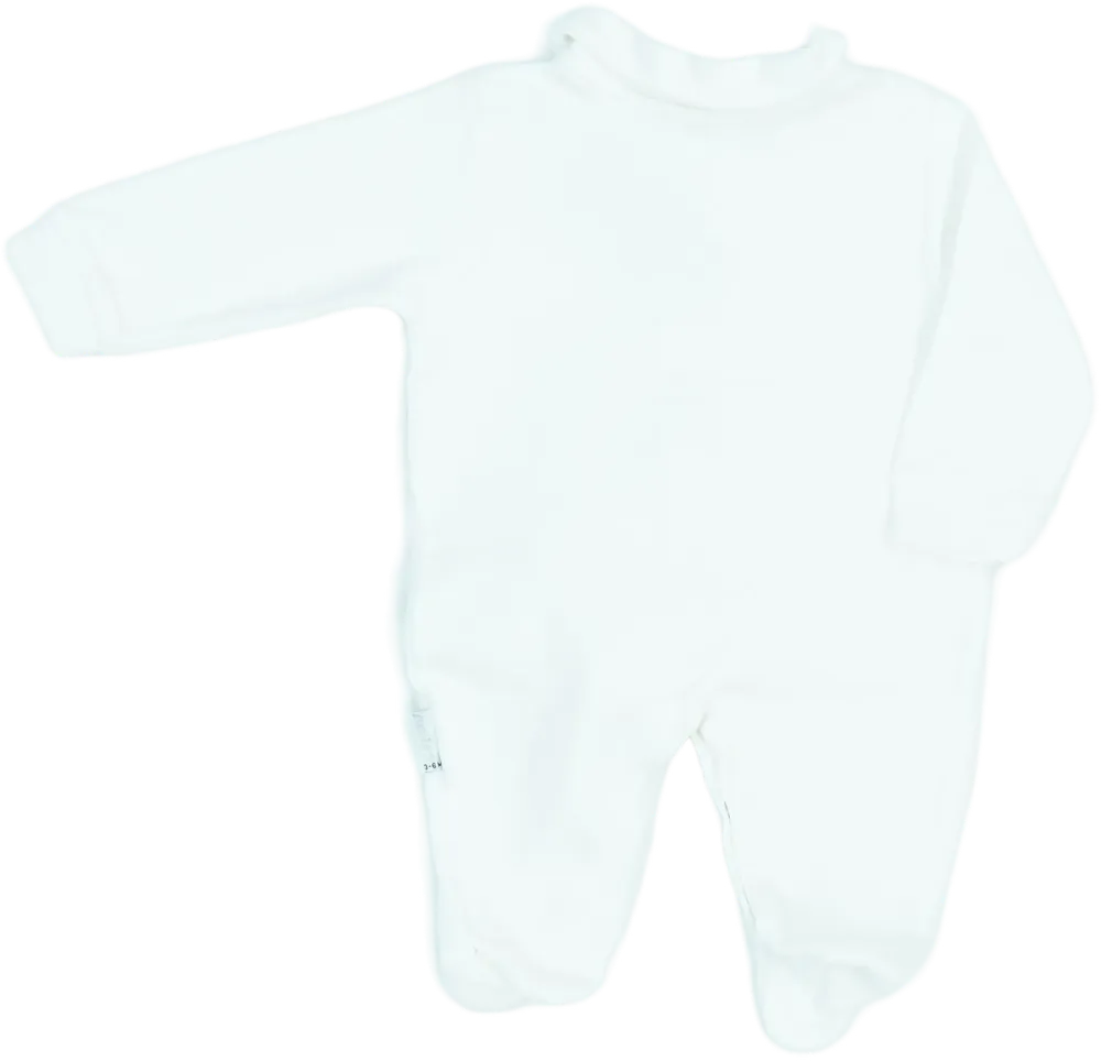 Fehér Egyéb Hosszú ujjú rugdalózó EU 68 / UK 3-6 hónap / US 3-6 hónap