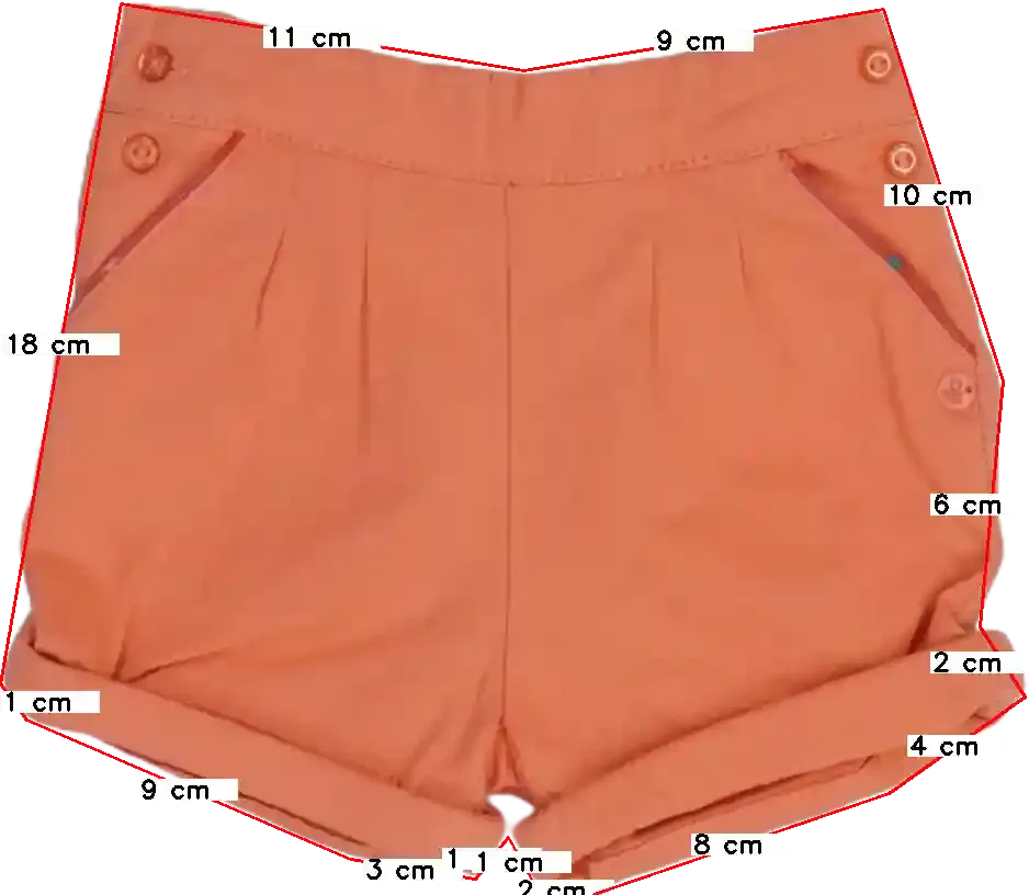 Rózsaszín Obaibi Rövidnadrág EU 68 / UK 3-6 hónap / US 3-6 hónap