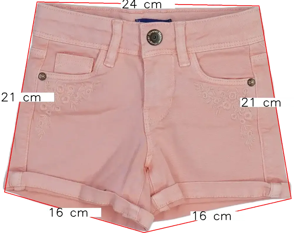 Rózsaszín Okaidi Rövidnadrág EU 98 / UK 3 év / US 3T