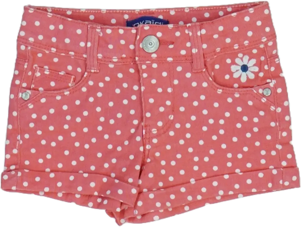 Rózsaszín Okaidi Rövidnadrág EU 98 / UK 3 év / US 3T