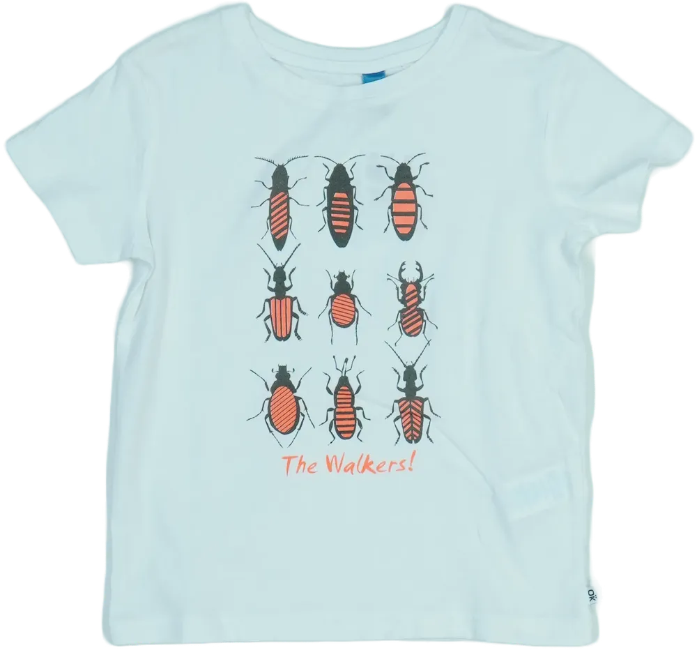 Fehér Okaidi Póló EU 104 / UK 4 év / US 4T/XS