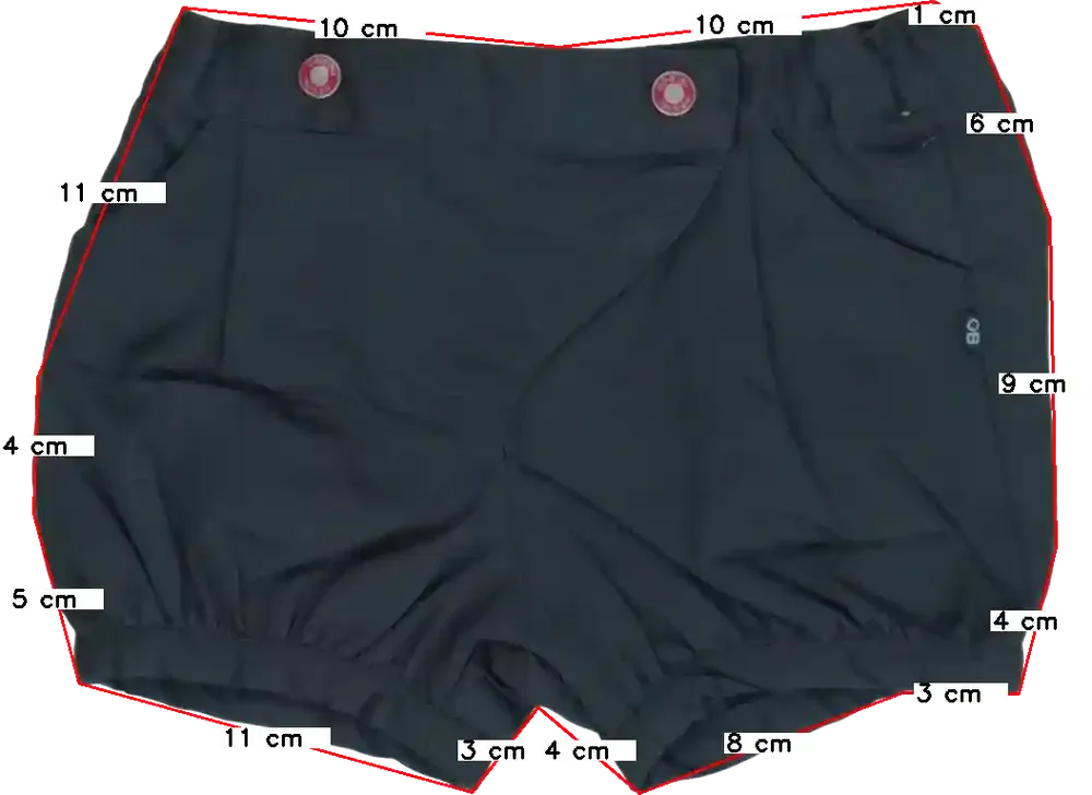 Szürke Obaibi Rövidnadrág EU 68 / UK 3-6 hónap / US 3-6 hónap