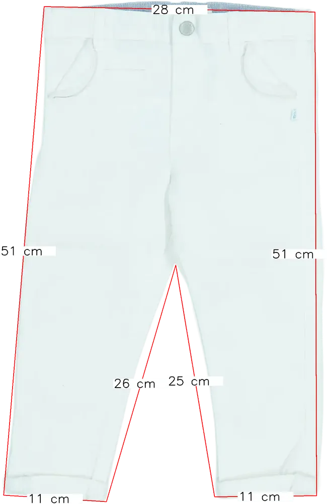 Fehér Obaibi Hosszúnadrág EU 92 / UK 2 év / US 2T