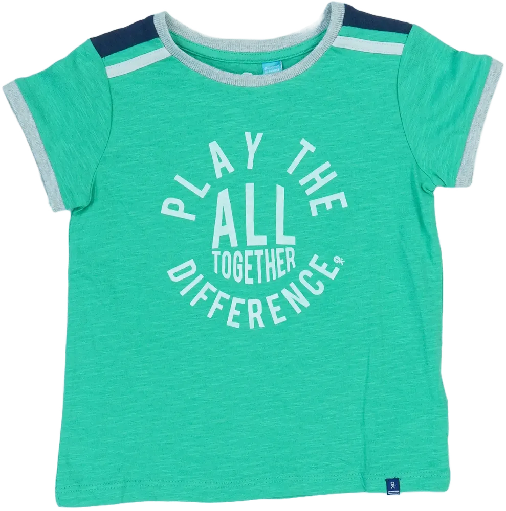 Zöld Okaidi Póló EU 98 / UK 3 év / US 3T