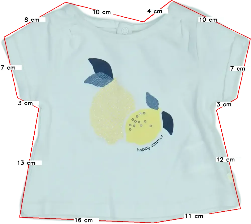 Zöld Obaibi Póló EU 62 / UK 0-3 hónap / US 0-3 hónap