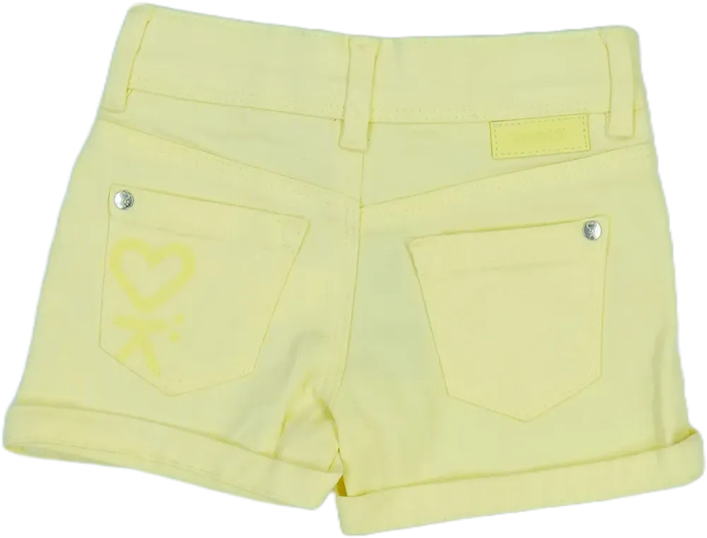 Sárga Okaidi Rövidnadrág EU 92 / UK 2 év / US 2T