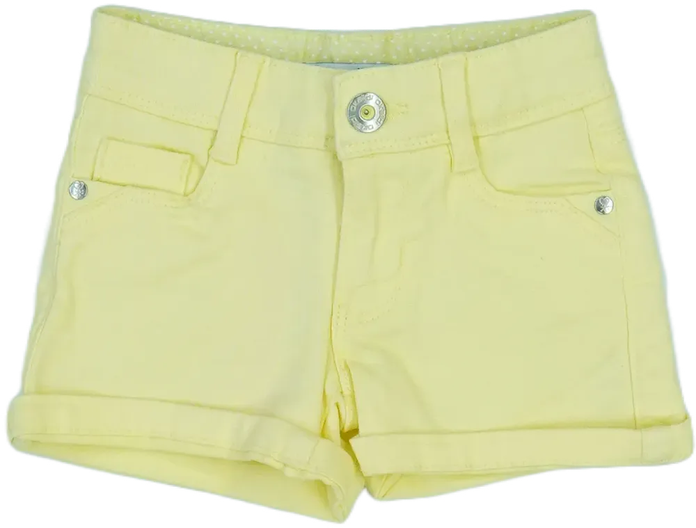 Sárga Okaidi Rövidnadrág EU 92 / UK 2 év / US 2T