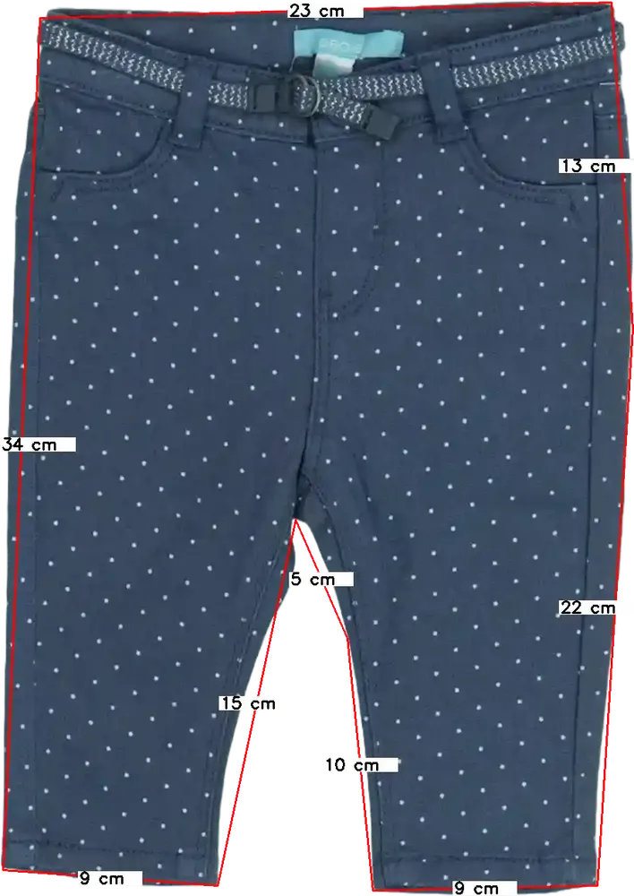 Szürke Obaibi Hosszúnadrág EU 68 / UK 3-6 hónap / US 3-6 hónap