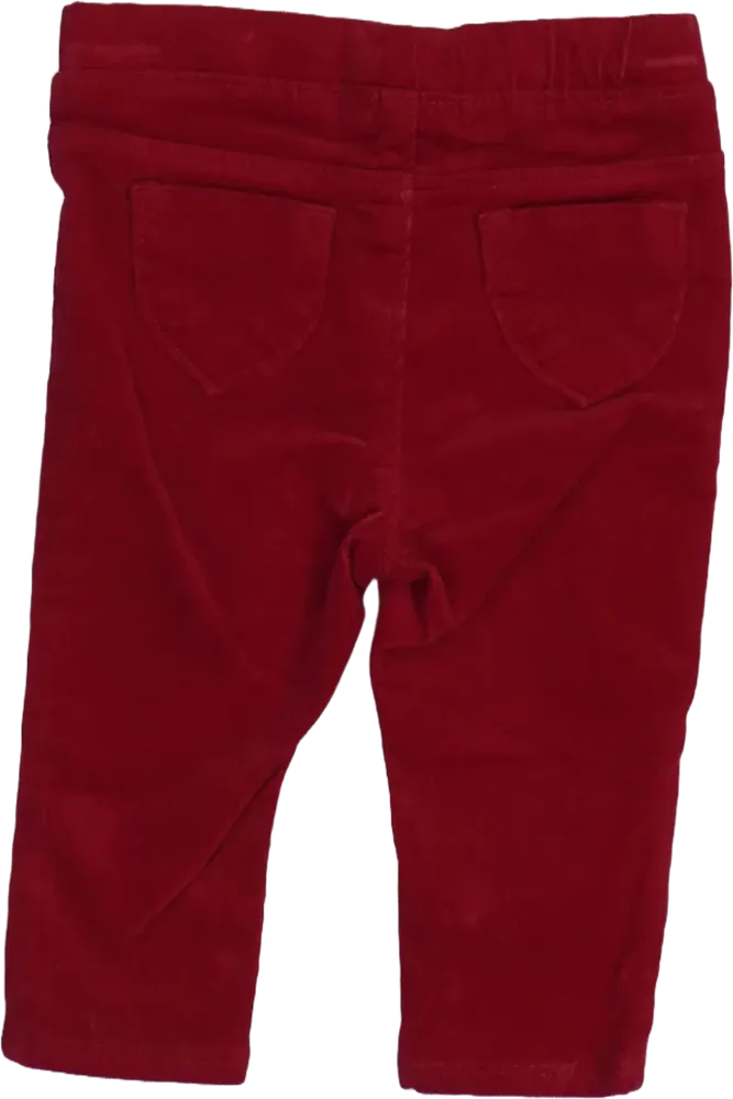 Piros Obaibi Hosszúnadrág EU 68 / UK 3-6 hónap / US 3-6 hónap