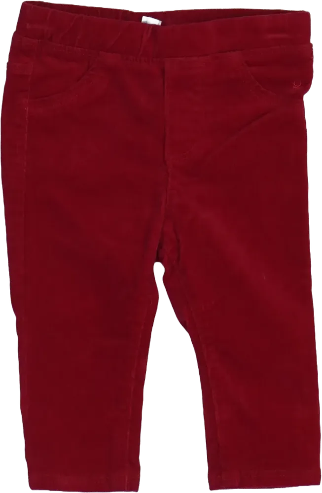 Piros Obaibi Hosszúnadrág EU 68 / UK 3-6 hónap / US 3-6 hónap