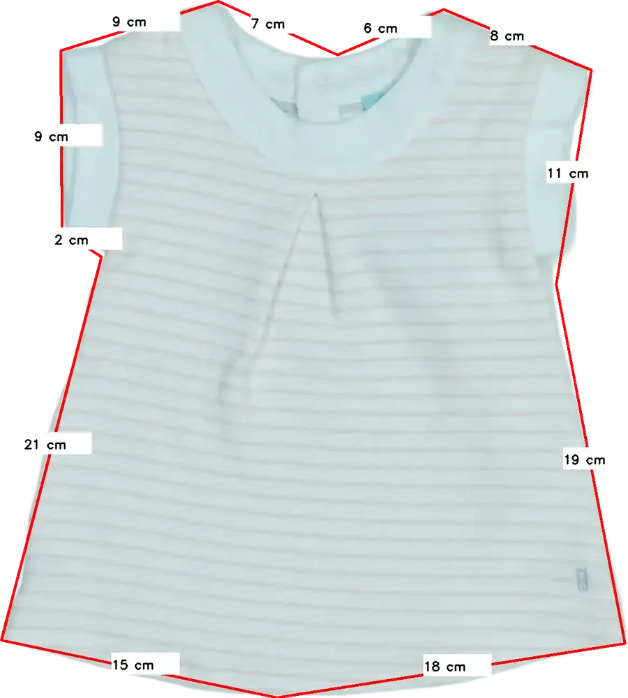 Fehér Obaibi Ruha EU 62 / UK 0-3 hónap / US 0-3 hónap