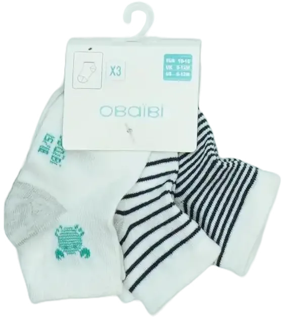 Fehér Obaibi Csomag - Zoknik EU 18