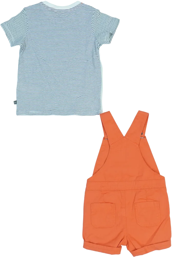 Yellow (Orange) Obaibi 2-piece set - Top &amp; Bottom EU 74 / UK 6-9 months / US 6-9 months