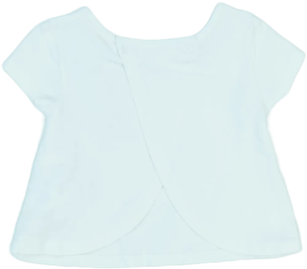 Fehér Obaibi Póló EU 62 / UK 0-3 hónap / US 0-3 hónap