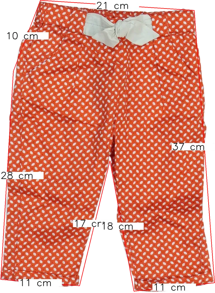 Piros Obaibi Leggings EU 74 / UK 6-9 hónap / US 6-9 hónap